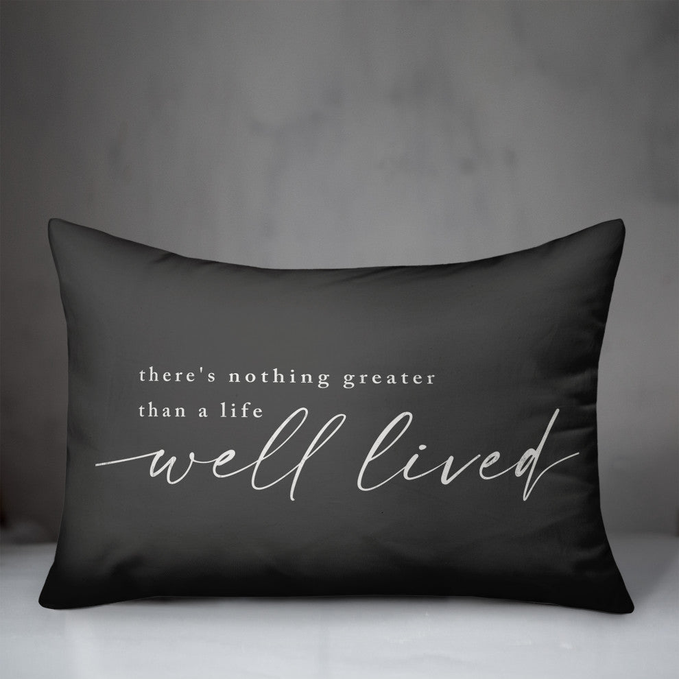 Life Well Lived 20 x 14 Spun Poly Pillow