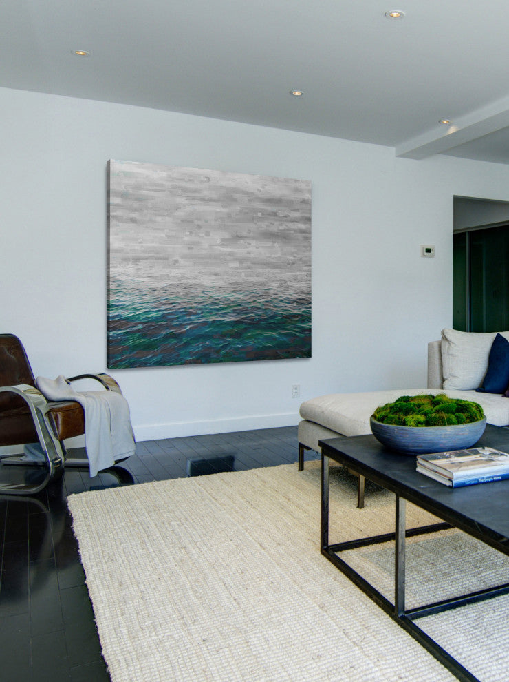 "Coromandel" Print on Canvas, 40"x40"