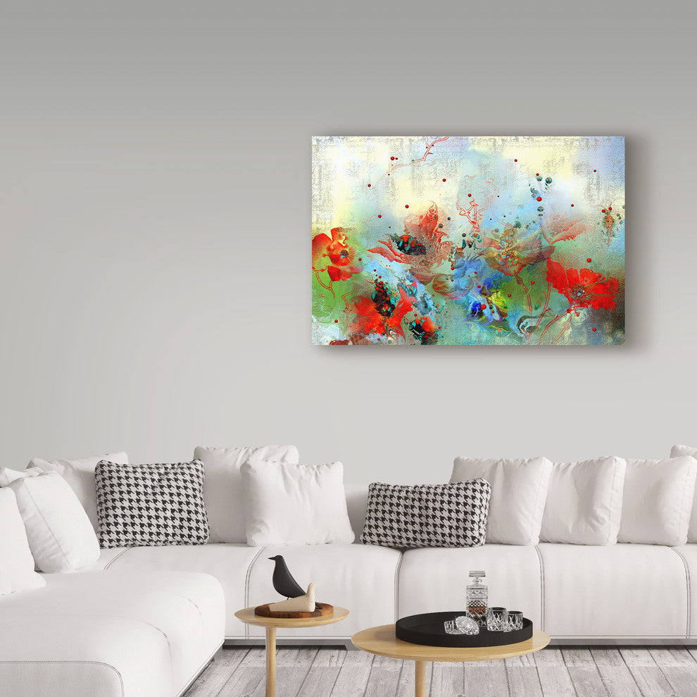 "Poppy 1" by RUNA, Canvas Art, 22"x32"