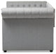 Mabelle Modern Gray Fabric Trundle Daybed