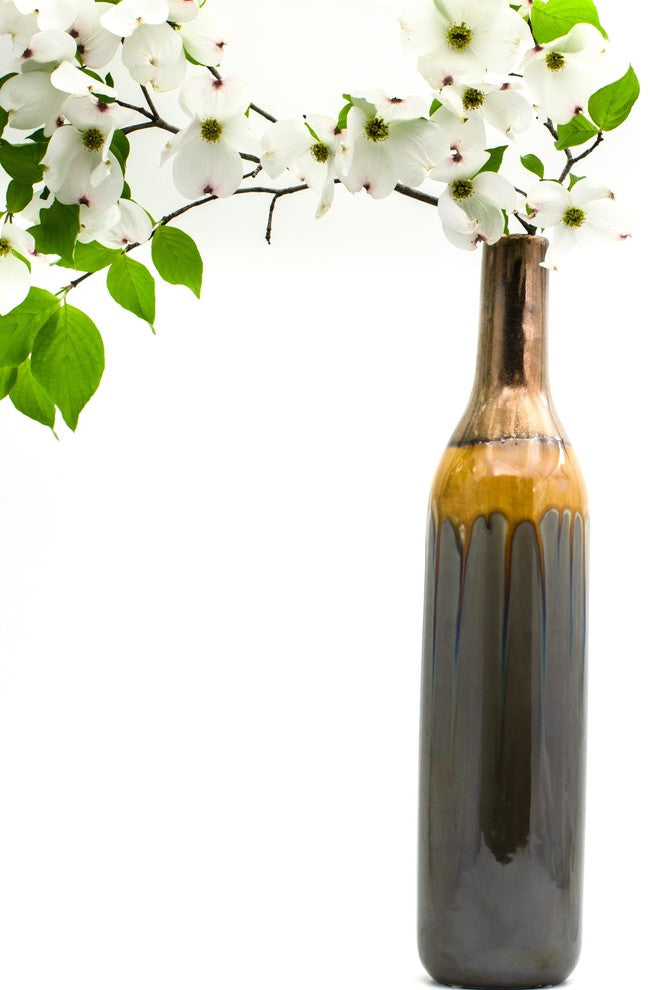 Claybarn Patina Sienna Bottle Vase