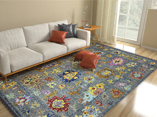 Blu Armijo Area Rug, Gray, 10' x 14', Oriental