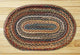 Earth Rugs C-999 Random Oval Braided Rug 2 Feet x 8 Feet
