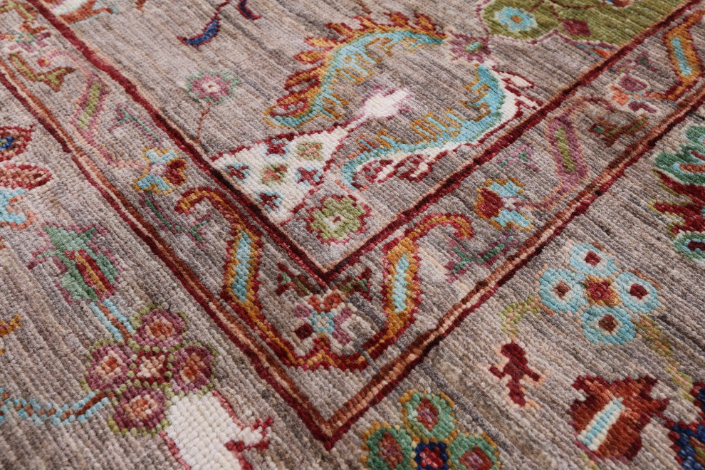 Persian Tabriz Hand Knotted Wool Rug 5' 10" X 8' 4" Q11301