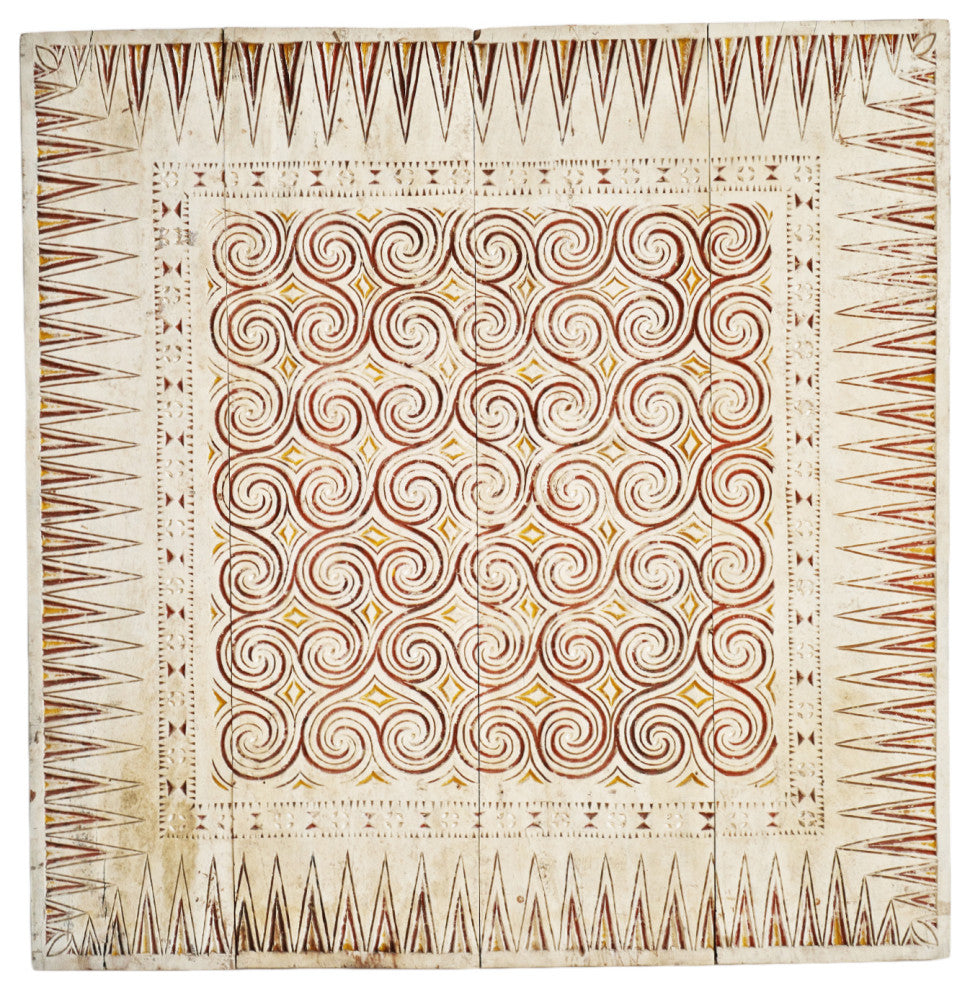 Square Toraja Wood Wall Panel