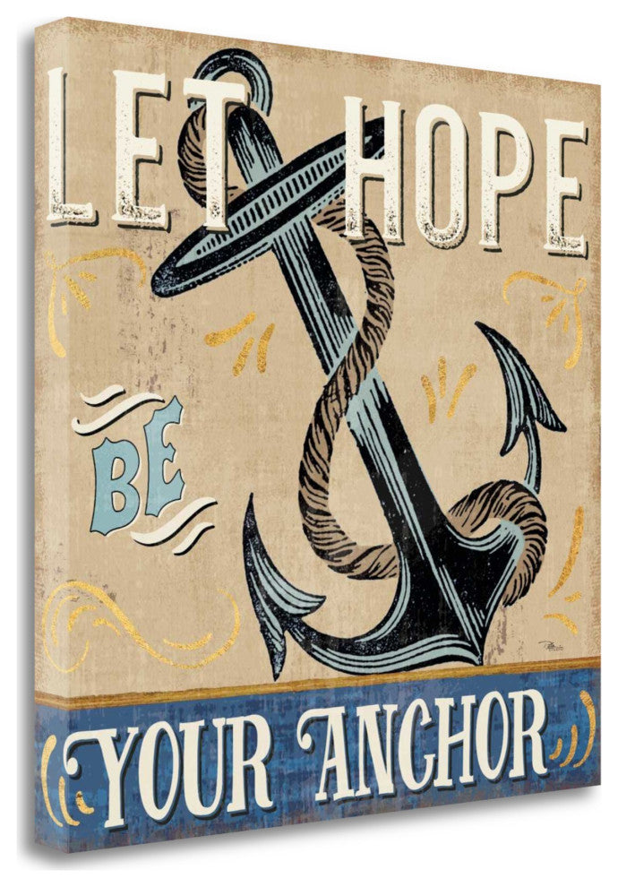 Hope of Anchor Giclee Wrap Canvas Wall Art