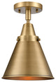 Innovations 447-1C-BB-M13-BB-LED 1 Light Flush Mount, Brushed Brass