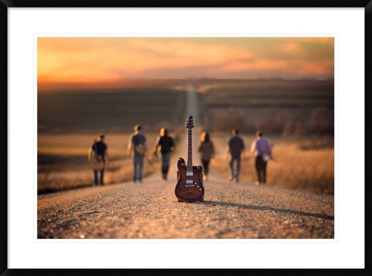 "Velvet Crush" Framed Digital Print by Jake Olson, 38"x28"