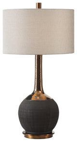 Uttermost Arnav Textured Black Lamp