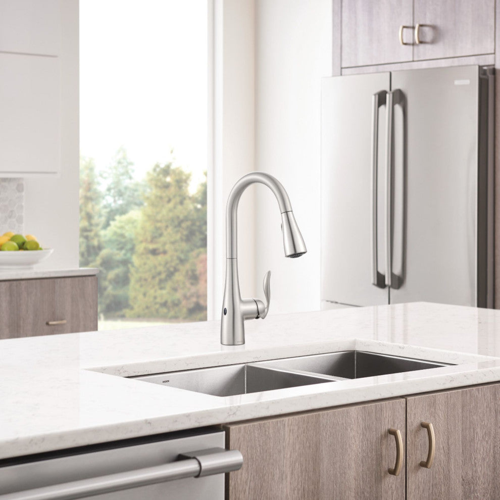 Moen One-Handle Pulldown Kitchen Faucet, Spot Resist Stainless