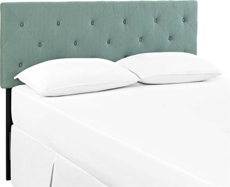 Terisa King Upholstered Fabric Headboard, Laguna
