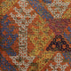 Plutus Multi-Color Lines Fret Luxury Throw Pillow, 26"x26"