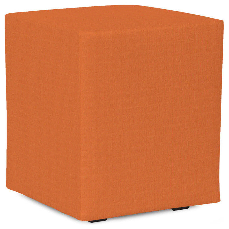 Universal Cube Ottoman With Slipcover, Seascape Canyon