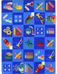 Steam Into Learning 7'8" X 10'9" Area Rug, Color Multi