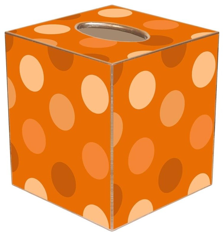 TB1564 - Giant Orange Dots Tissue Box Cover