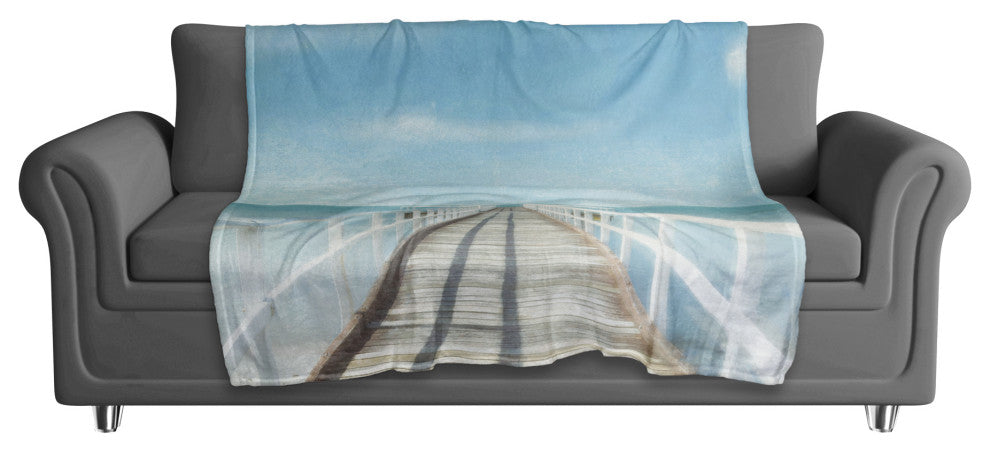 Vitamin Sea Dock 50x60 Throw Blanket