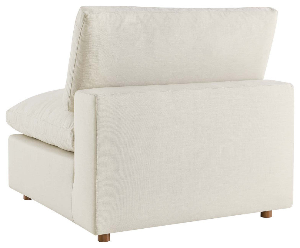 Modular Sectional Deep Sofa Set, Beige, Fabric, Modern, Lounge Cafe Hospitality
