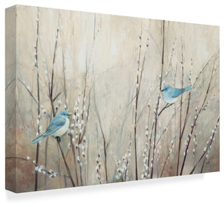 Julia Purinton 'Pretty Blue Birds' Canvas Art