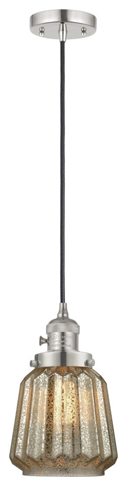 Innovations 201CSW-PN-G146-LED 1 Light Pendant, Switch, Polished Nickel