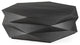 Mod Geometric Black Solid Wood Coffee Table