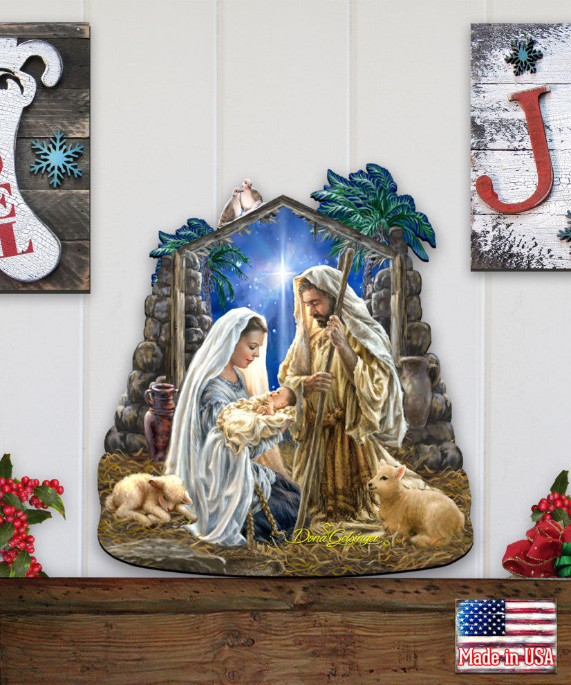 Glory to God Outdoor Wall and Door Hanger by Dona Gelsinger