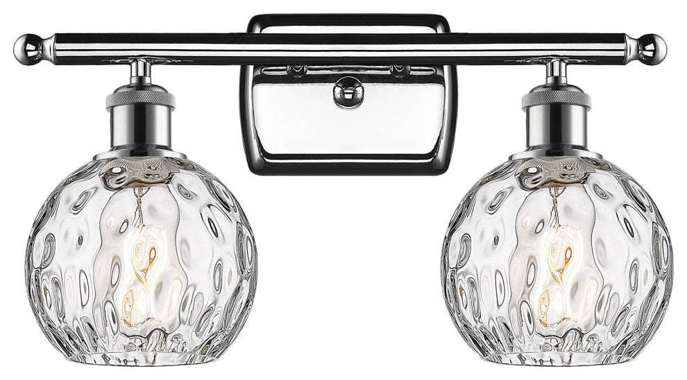 Innovations 516-2W-PC-G1215-6-LED 2 Light Bath Vanity Light, Polished Chrome