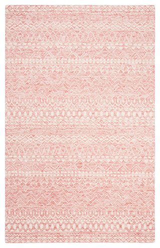 Safavieh Micro-Loop Collection MLP502 Rug, Pink/Ivory, 5' X 8'