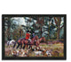 "Foxhunt" By Marilyn Hageman, Framed Painting Print, Ready To Hang