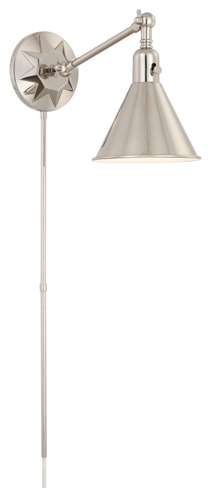 CRYSTORAMA MOR-8800-MK Morgan 1 Light Matte Black Sconce