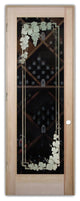 Wine Door - Vineyard Grapes Garland - Douglas Fir (stain grade) - 30" x 96"...