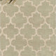 2' X 10' Sage Tropical Leaves Mosaic Wool Indoor Runner Rug