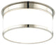 Hudson Valley Geneva One Light Flush Mount 709-PN