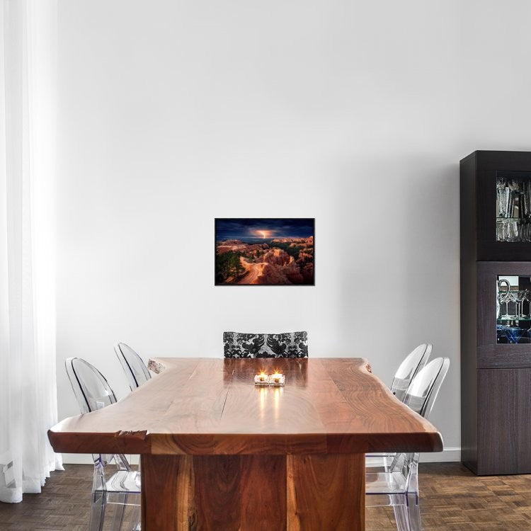 "Lightning Over Bryce Canyon"  by Stefan Mitterwallner, 23x16"