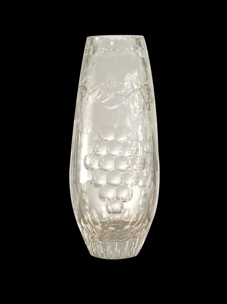 Springdale 12"H Grape Crystal Vase