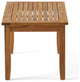 GDF Studio 4-Piece Peyton Acacia Wood Chat Set With Water Resistant Cushions, Blue