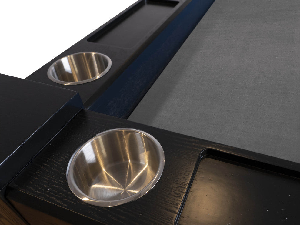 Origins Onyx Game Table, 8 Players, Black