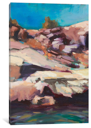 "Rugged Shore" by Eddie Barbini, Canvas Print, 18"x12"