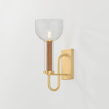 Hudson Valley Lighting Narrowsburg Wall Sconce, Aged Brass