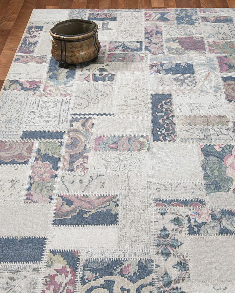 Luxor Polyester Vintage Oriental Area Rug Carpet, 5' X 8'