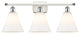 Innovations 516-3W-WPC-GBC-81-LED 3 Light Vanity Light, White, Polished Chrome
