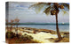 "Tropical Coast" Stretched Canvas Giclee by Albert Bierstadt, 16"x11"