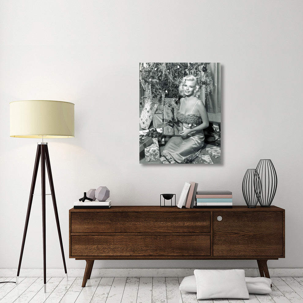 "Jayne Mansfield - Christmas" Canvas by Hollywood Photo Archive, 32x40"