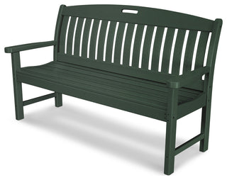 Polywood Nautical 60" Bench, Green