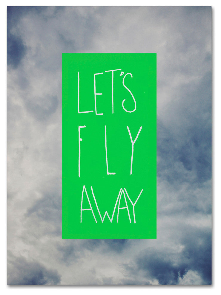 ''Let''s Fly Away'' Canvas Art by Leah Flores