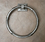 Bamboo Towel Ring, Antique Bronze