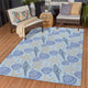 Indoor/Outdoor Seabreeze SZ4 Sky Machine Washable 9' x 12' Rug