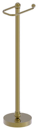 Free Standing Toilet Tissue Holder, Unlacquered Brass