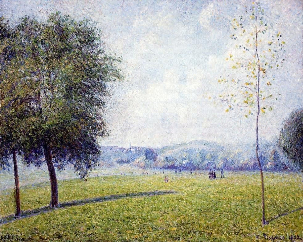 Camille Pissarro Primrose Hill Regent's Park Wall Decal Print