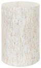 Surya Iridescent ISC-003 End Table, Ivory/Tan