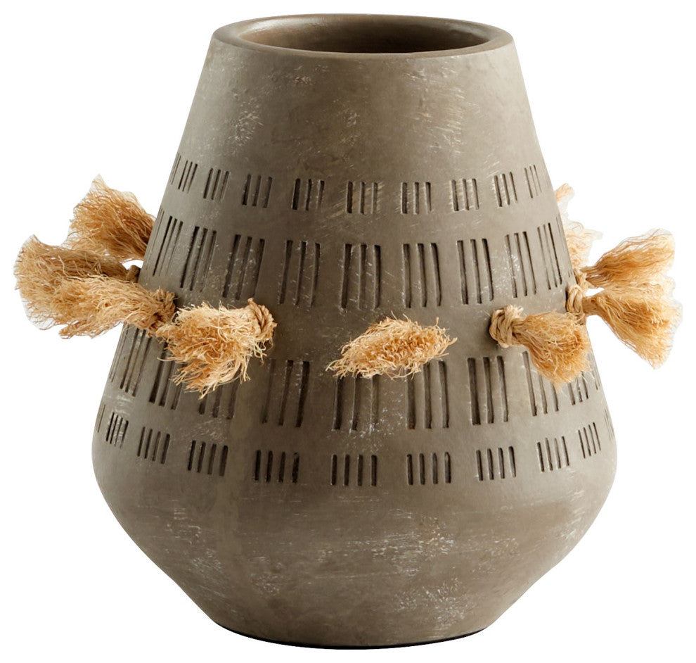 Retting Vase, Taupe Grey, Small